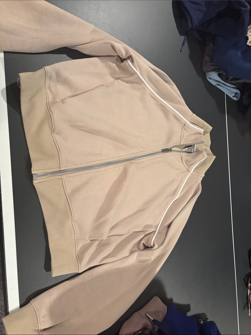 Spanx tan medium zip up